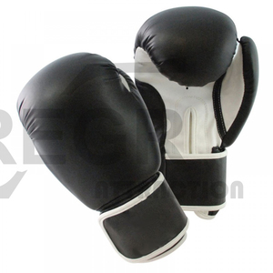 Fashion PU Leather Boxing <b>Gloves</b> for Training Martial Arts New Black Red OEM Logo Thai Color Material Adults People Origin <b>Type</b> - Product Image 5