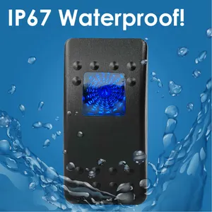IP67 résistant à L'eau Étanche Interrupteur À Bascule C-7121 Non illuminé