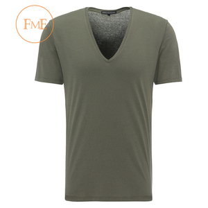 Camiseta básica en blanco lisa de 100% algodón para hombre, Impresión de logotipo personalizado, diseño transpirable promocional de talla grande - Product Image 4