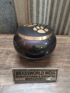 High Quality Brass Pet Cremation Urn Premium Funeral Supplies - Product Image 4