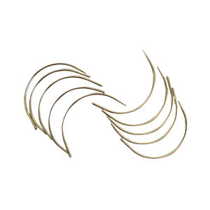 SET of 10 Pcs <b>HAIR</b> WEFT NEEDLES EXTENSIONS WEAVE NEEDLE HOT SALE CE ISO APPROVED - Product Image 3