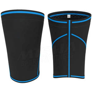 Mangas de neopreno hasta la rodilla para levantamiento de pesas, equipo deportivo de neopreno, Mangas de coderas de compresión, 2022 - Product Image 6