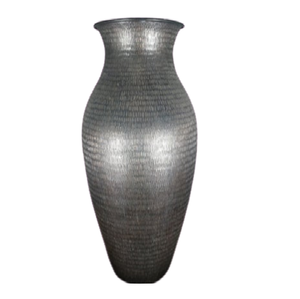 Metal Silver <b>Texture</b> Flower <b>Vase</b> and Pots for Home Hotels Motels and Restaurant Decor Modern European Metal Tabletop Flower <b>Vase</b> - Product Image 3