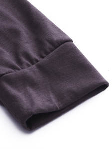 Sudadera con capucha y costuras con estampado geométrico informal para mujer, Sudadera con cuello y cremallera, ropa de calle de invierno, OEM personalizada - Product Image 5