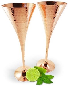 Cuivre Gobelets pour Vodka Cocktails et Vins Plats - Product Image 4
