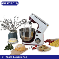 Mélangeur de gâteau automatique sur pied, mélangeur de table électrique, bol de 5L, farine planétaire, pâte sur pied, machine