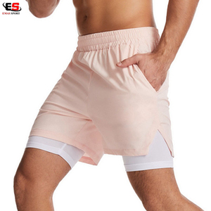 Vente en gros de shorts de gymnastique solides et écologiques pour hommes avec poche de haute qualité pour un usage quotidien - Product Image 5