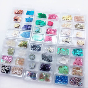 Accessoires de bricolage emballage mixte paillettes de forme spéciale couleurs assorties - Product Image 6