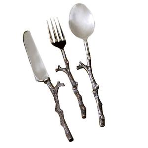 Vente en gros de couverts plaqués or, ensembles de vaisselle en métal de créateur faits à la main, classiques, élégants et bon marché - Product Image 6