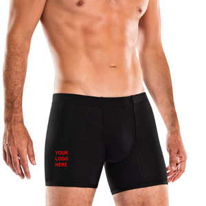 Modal Boxer <b>Shorts</b> for <b>Men</b>- Comfortable <b>Long</b> Leg Boxer Briefs with Your Customized Logo and Brand OEM Service - Product Image 1