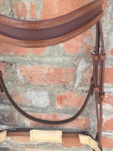 บังเหียนม้าสีแทนสีไม่เหมือนใครสายบังเหียนม้าสีน้ำตาลสีแทนไม่ยืนต้น - Product Image 6