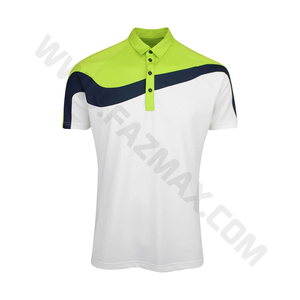 Logo personnalisé pour hommes pour polos 240 grammes Poids du tissu Technique de broderie Type de motif d'impression - Product Image 1