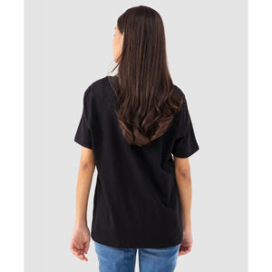 Hot Sexy 100% algodón cuello redondo mujeres camisetas, moda en blanco cuello redondo camisetas para damas - Product Image 3