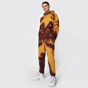 Summer tie dye casual top and bottom sets <b>outfit</b> tie dye full tracksuit - Product Image 3