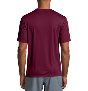 Logo Original personnalisé en Polyester, couleur unie, uni, vierge, en coton, T-shirts pour hommes, matériel 100%, 100% - Product Image 5