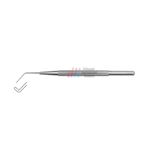Sinskey Lens Manipulating Hook Ophthalmic Surgical Instruments Medical Grade Stainless Steel <b>Titanium</b> Angled Blunt Tip Reusable - Product Image 2