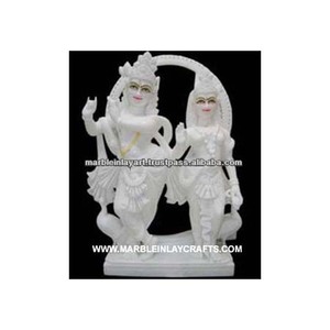 Statue en marbre indien, Statue Krishna de Radha, - Product Image 1