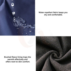 แจ็กเก็ตกันน้ำคุณภาพสูงของผู้ชายปกตั้งสบายๆสไตล์ปิดซิปสำหรับการเดินป่า - Product Image 4