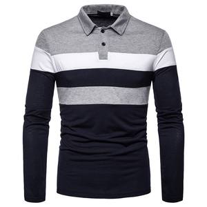 T-Shirt de Golf pour hommes, haut 95% Polyester 5% élasthanne, personnalisé - Product Image 1