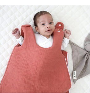 Saco de dormir de bebé de algodón orgánico certificado 100 más vendido saco de dormir de bebé de alta calidad para bebés unisex con personalización - Product Image 3