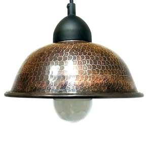 Copper Antique Finished <b>Window</b> Outside Hammered Pendant <b>Shade</b> New Popular Design Metal Hanging Pendant Light/ Lamp - Product Image 3