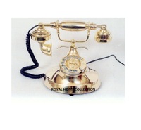 Fournisseurs en gros de téléphone rotatif rouge ancien téléphone rotatif rouge téléphone vintage rouge à bon prix