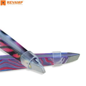 แหนบคิ้วสแตนเลสแบบปลายเอียงและแหลมเครื่องมือกำจัดขนสำหรับร้านเสริมสวยและดูแลส่วนบุคคลดีไซน์ดอกไม้แบบมืออาชีพ - Product Image 5