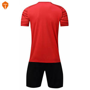 Free design Men boys high quality custom logo teamname printing Soccer Jerseys Football Team Uniform Soccer Kit - Product Image 6