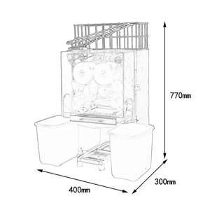 Presse-agrumes électrique, presse-orange électrique, machine à jus d'orange - Product Image 2