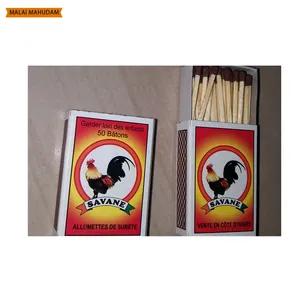 Top Selling Standard Quality Imported Popular Wood Material Safety Matches from Home Use