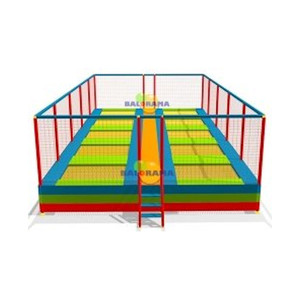 Cama Elástica Junior con Red de Seguridad - Diversión para Niños en Bounce - Parque de Camas Elásticas al Aire Libre - Cama Elástica en Venta - Product Image 1