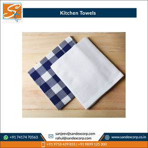 Leading Supplier of Superior Quality Luxury Checkered Design Cleaning Cloths Kitchen <b>Towels</b> at Factory Price - Product Image 2