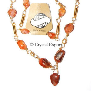 Proveedor de Collar Akik Cage con Latón Dorado |   Collar Akik Cage con Latón Dorado en Línea - Product Image 1