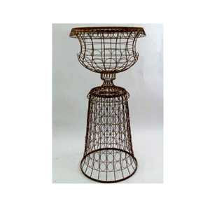 Manufacturer & Wholesaler French Iron Wire <b>Garden</b> <b>Urn</b> Farmhouse Decorative <b>Garden</b> <b>Urn</b> - Product Image 3