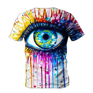 เสื้อยืดผู้ชายพิมพ์ลาย3D ดิจิตอลผ้าฝ้าย100% สินค้ามาใหม่เสื้อยอดนิยมในสหรัฐอเมริกาสหราชอาณาจักร2025 - Product Image 2