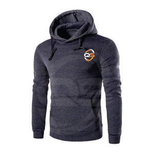 Pull à capuche oversize unisexe personnalisé 50% coton 50% polyester épaules tombantes-respirant et grande taille pour l'hiver et le printemps - Product Image 3