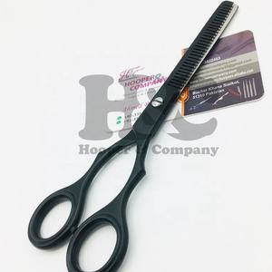 Tijeras profesionales Dientes individuales Tijeras de corte de pelo Salón Herramienta DE BELLEZA DE ACERO INOXIDABLE Acero inoxidable Logotipo sostenible visón - Product Image 5