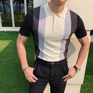 Polo d'été à coupe étroite, de Style décontracté, avec Impression d'affaires - Product Image 5