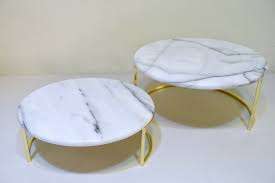 Soporte para Pasteles Moderno Más Vendido con Base de Madera y Tapa de Mármol y Metal, Calidad Alimentaria, Marca DCP, Directo del Fabricante - Product Image 6