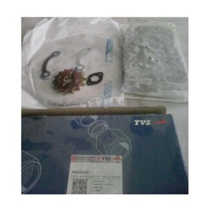 ชุดโซ่และสเตอร์อะไหล่รถจักรยานยนต์ ขนาด 130 มม. พร้อมเบรก รุ่น N5322220 สำหรับรถจักรยานยนต์ TVS - Product Image 1