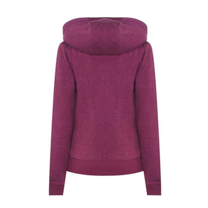 เสื้อฮู้ดซิปสำหรับผู้หญิง FIXFOX ผ้าฟลีซสีพื้น แขนยาว น้ำหนัก 300 กรัม ผ้าคอตตอนผสม ระบายอากาศได้ดี เสื้อสเวตเตอร์ถัก ใส่สบายในฤดูหนาว - Product Image 2