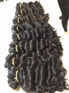 Dropshipping 100% Remy Virgin Cambodian Weave Extensiones de cabello humano Pelucas de encaje de trama doble para trenzar - Product Image 6