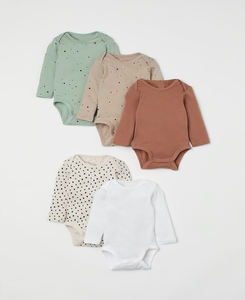 Gran oferta, monos de punto de algodón 100% para bebés y bebés, diseño sólido informal elegante, última llegada - Product Image 1