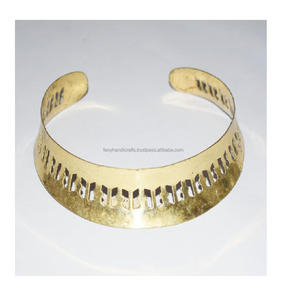 Collar llamativo con pechera para mujer, gargantilla de cobre antiguo, joyería - Product Image 2