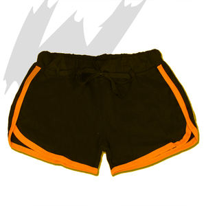 Pantalones cortos para mujer, de color naranja, hechos en paquistaní con el logotipo del cliente - Product Image 3