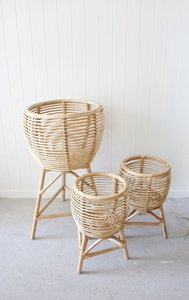 Support de plantes à fleurs en rotin, décoratif, pour Pot de fleurs, intérieur et extérieur - Product Image 4