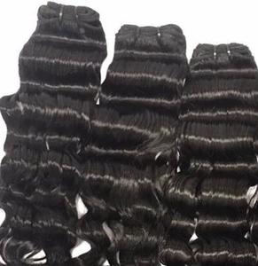 Raw Deep Wave 100% paquetes de trama de cabello humano cierres Frontal 13x6 Peluca de encaje completo cabello humano extensiones de cabello ondulado profundo Suelto - Product Image 3