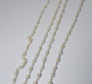 Collier de pierres précieuses en argent sterling 925 Biwa Pearl Chaînes perlées à la mode naturelle - Product Image 4