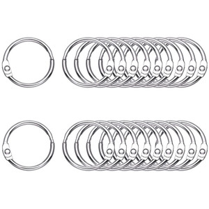 25mm Inner Diameter Metal Book Ring Binder In Silver Plating Color