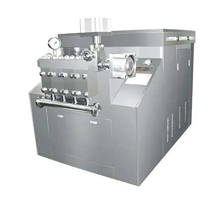 1000 ไอศกรีม Homogenizer 2000L พาสเจอร์ไรส์โยเกิร์ตอัตโนมัติ Homogenizer นม Homogenization เครื่อง